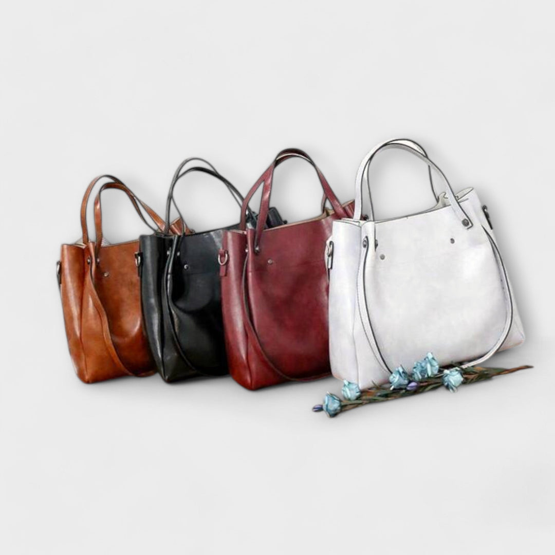 Lora. - 4-Piece Vintage Bag Set