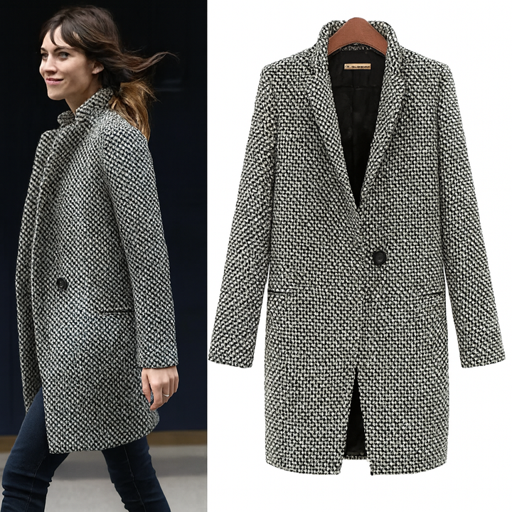 Claudia | Herringbone Coat