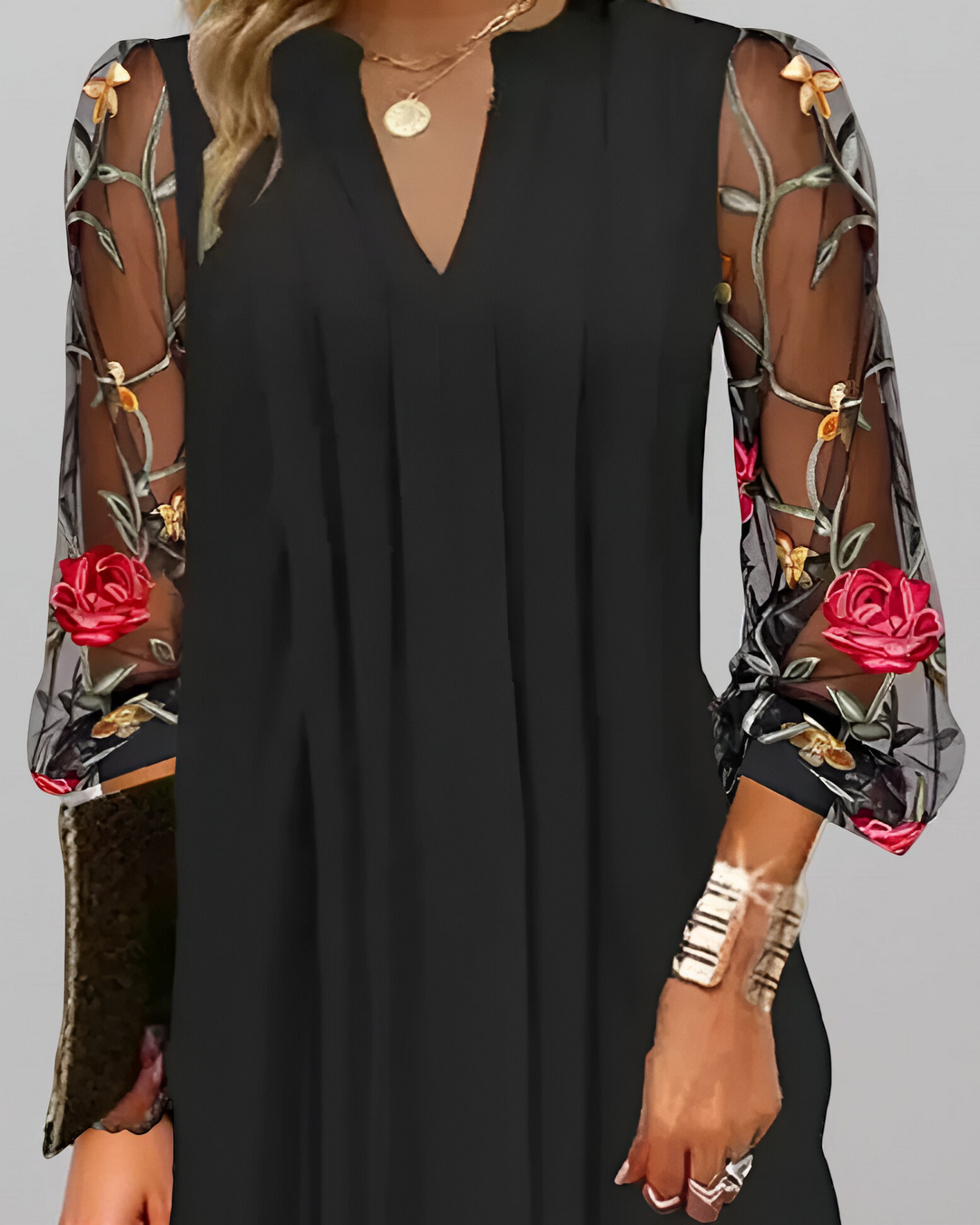 Rosalie I Midnight Bloom Dress