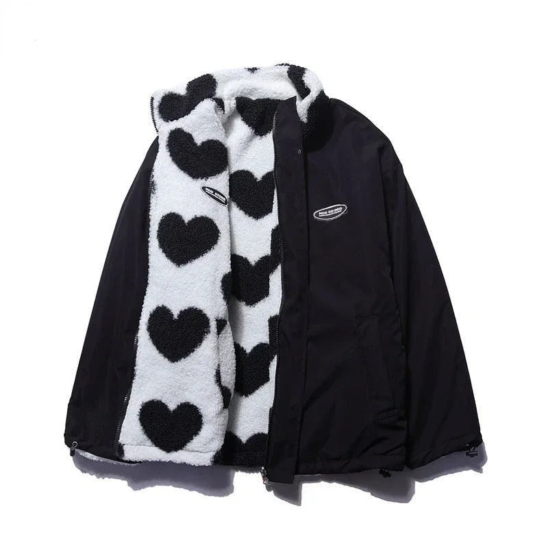 Rhea | Reversible Heart Jacket