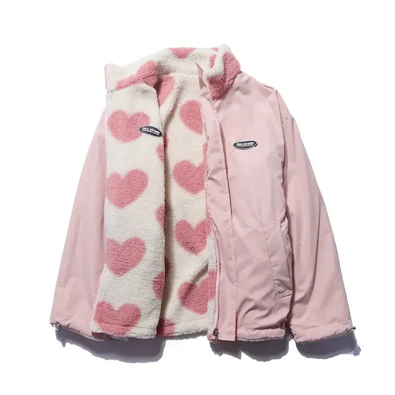 Rhea | Reversible Heart Jacket