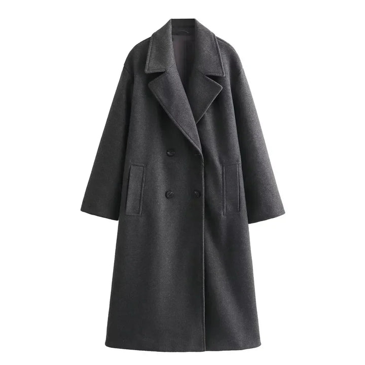 Arielle - Timeless Long Coat for Effortless Sophistication