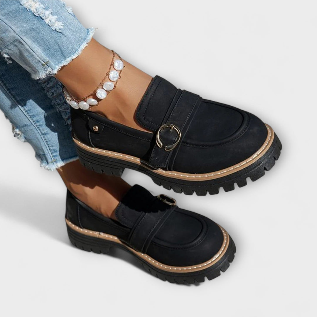 Lora – Casual Loafers with Round Toe