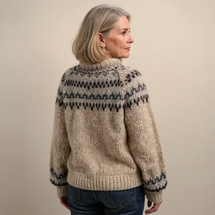 Ashley - Vintage Handcrafted Icelandic Jumper