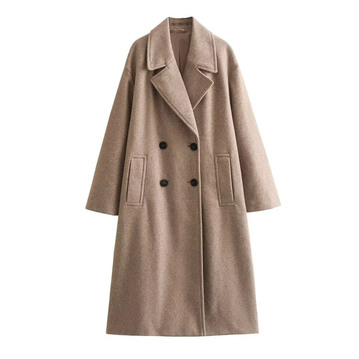 Arielle - Timeless Long Coat for Effortless Sophistication